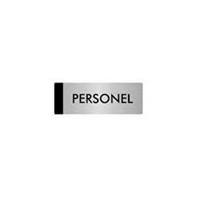 Özarslan Dizayn Departman Kapı İsimliği Personel 5x20 cm Gümüş Renk Metal Yönlendirme Levhası