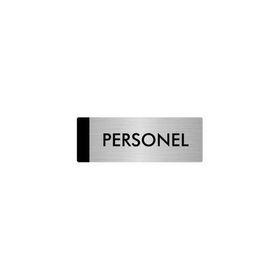 Özarslan Dizayn Departman Kapı İsimliği Personel 5x20 cm Gümüş Renk Metal Yönlendirme Levhası