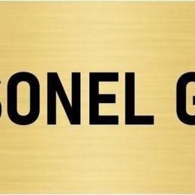 Özarslan Dizayn Departman Kapı İsimliği Personel Girişi 10x20 cm Altın Renk Metal Yönlendirme Levhası