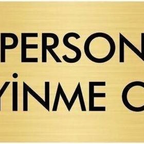 Özarslan Dizayn Departman Kapı İsimliği Personel Giyinme Odası 10x20 cm Altın Renk Metal Yönlendirme Levhası