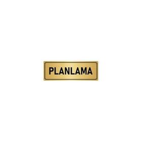 Özarslan Dizayn Departman Kapı İsimliği Planlama 5x20 cm Altın Renk Metal Yönlendirme Levhası