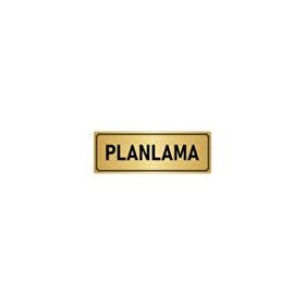 Özarslan Dizayn Departman Kapı İsimliği Planlama 5x20 cm Altın Renk Metal Yönlendirme Levhası