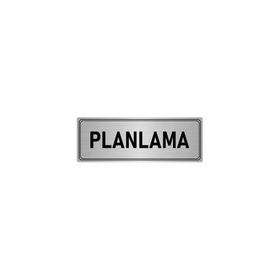 Özarslan Dizayn Departman Kapı İsimliği Planlama 7x20 cm Gümüş Renk Metal Yönlendirme Levhası
