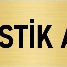 Özarslan Dizayn Departman Kapı İsimliği Plastik Atık 5x20 cm Altın Renk Metal Yönlendirme Levhası