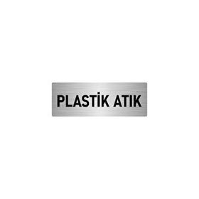 Özarslan Dizayn Departman Kapı İsimliği Plastik Atık 5x20 cm Gümüş Renk Metal Yönlendirme Levhası