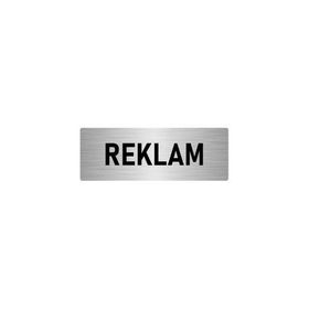 Özarslan Dizayn Departman Kapı İsimliği Reklam 5x20 cm Gümüş Renk Metal Yönlendirme Levhası