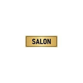 Özarslan Dizayn Departman Kapı İsimliği Salon 5x20 cm Altın Renk Metal Yönlendirme Levhası
