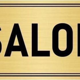 Özarslan Dizayn Departman Kapı İsimliği Salon 5x20 cm Altın Renk Metal Yönlendirme Levhası