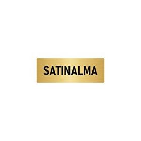 Özarslan Dizayn Departman Kapı İsimliği Satınalma 5x20 cm Altın Renk Metal Yönlendirme Levhası