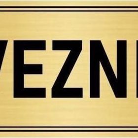 Özarslan Dizayn Departman Kapı İsimliği Vezne 10x20 cm Altın Renk Metal Yönlendirme Levhası