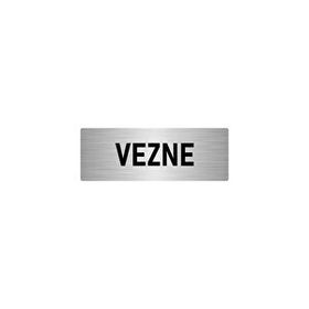 Özarslan Dizayn Departman Kapı İsimliği Vezne 10x20 cm Gümüş Renk Metal Yönlendirme Levhası