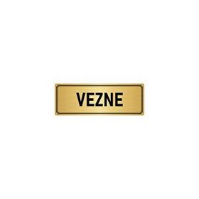Özarslan Dizayn Departman Kapı İsimliği Vezne 5x20 cm Altın Renk Metal Yönlendirme Levhası