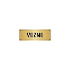 Özarslan Dizayn Departman Kapı İsimliği Vezne 7x20 cm Altın Renk Metal Yönlendirme Levhası