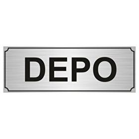 Özarslan Dizayn Depo 5x20 cm Gümüş Renk Metal Yönlendirme Levhası
