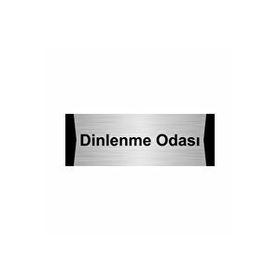 Özarslan Dizayn Dinlenme Odası 10x20 cm Gümüş Renk Metal Yönlendirme Levhası