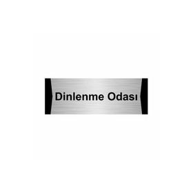 Özarslan Dizayn Dinlenme Odası 5x20 cm Gümüş Renk Metal Yönlendirme Levhası
