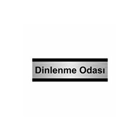 Özarslan Dizayn Dinlenme Odası 5x20 cm Gümüş Renk Metal Yönlendirme Levhası