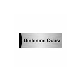 Özarslan Dizayn Dinlenme Odası 7x20 cm Gümüş Renk Metal Yönlendirme Levhası