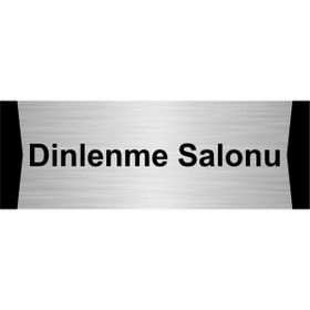 Özarslan Dizayn Dinlenme Salonu 5x20 cm Gümüş Renk Metal Yönlendirme Levhası