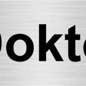 Özarslan Dizayn Doktor 10x20 cm Gümüş Renk Metal Yönlendirme Levhası