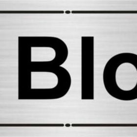 Özarslan Dizayn E Blok 7x20 cm Gümüş Renk Metal Yönlendirme Levhası