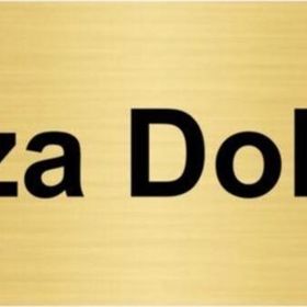 Özarslan Dizayn Ecza Dolabı 5x20 cm Altın Renk Metal Yönlendirme Levhası