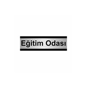 Özarslan Dizayn Eğitim Odası 10x20 cm Gümüş Renk Metal Yönlendirme Levhası