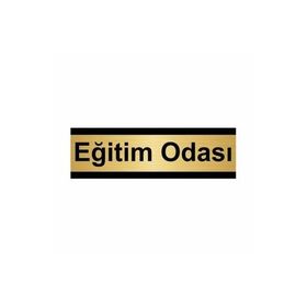 Özarslan Dizayn Eğitim Odası 5x20 cm Altın Renk Metal Yönlendirme Levhası