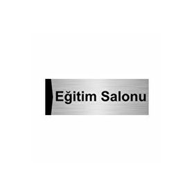 Özarslan Dizayn Eğitim Salonu 10x20 cm Gümüş Renk Metal Yönlendirme Levhası