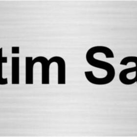 Özarslan Dizayn Eğitim Salonu 5x20 cm Gümüş Renk Metal Yönlendirme Levhası