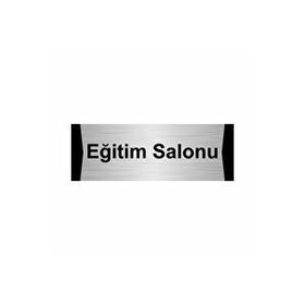 Özarslan Dizayn Eğitim Salonu 7x20 cm Gümüş Renk Metal Yönlendirme Levhası