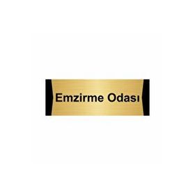 Özarslan Dizayn Emzirme Odası 10x20 cm Altın Renk Metal Yönlendirme Levhası
