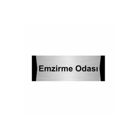 Özarslan Dizayn Emzirme Odası 10x20 cm Gümüş Renk Metal Yönlendirme Levhası