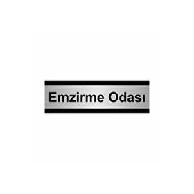 Özarslan Dizayn Emzirme Odası 10x20 cm Gümüş Renk Metal Yönlendirme Levhası