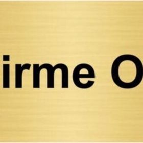Özarslan Dizayn Emzirme Odası 5x20 cm Altın Renk Metal Yönlendirme Levhası