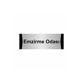 Özarslan Dizayn Emzirme Odası 5x20 cm Gümüş Renk Metal Yönlendirme Levhası