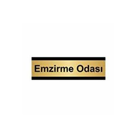 Özarslan Dizayn Emzirme Odası 7x20 cm Altın Renk Metal Yönlendirme Levhası