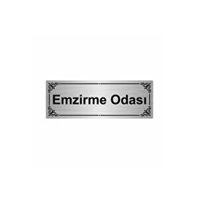 Özarslan Dizayn Emzirme Odası 7x20 cm Gümüş Renk Metal Yönlendirme Levhası