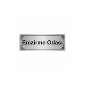 Özarslan Dizayn Emzirme Odası 7x20 cm Gümüş Renk Metal Yönlendirme Levhası