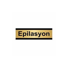 Özarslan Dizayn Epilasyon 10x20 cm Altın Renk Metal Yönlendirme Levhası
