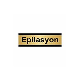 Özarslan Dizayn Epilasyon 10x20 cm Altın Renk Metal Yönlendirme Levhası