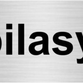 Özarslan Dizayn Epilasyon 10x20 cm Gümüş Renk Metal Yönlendirme Levhası