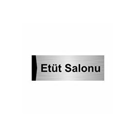 Özarslan Dizayn Etüt Salonu 5x20 cm Gümüş Renk Metal Yönlendirme Levhası