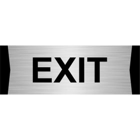 Özarslan Dizayn Exit 10x20 cm Gümüş Renk Metal Yönlendirme Levhası
