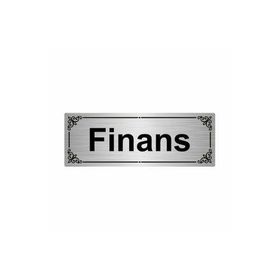 Özarslan Dizayn Finans 7x20 cm Gümüş Renk Metal Yönlendirme Levhası