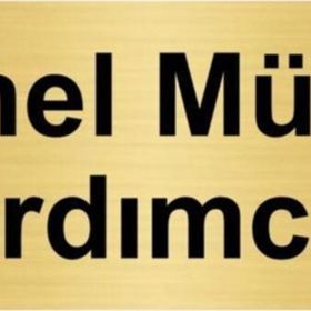 Özarslan Dizayn Genel Müdür Yardımcısı 5x20 cm Altın Renk Metal Yönlendirme Levhası