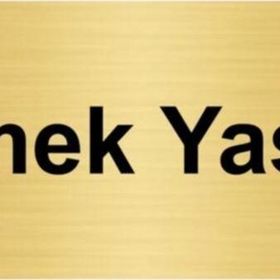 Özarslan Dizayn Girmek Yasaktır 5x20 cm Altın Renk Metal Yönlendirme Levhası