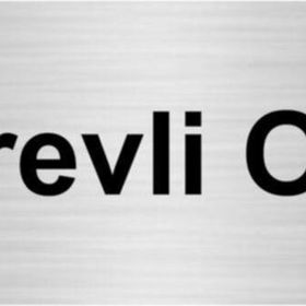 Özarslan Dizayn Görevli Odası 10x20 cm Gümüş Renk Metal Yönlendirme Levhası