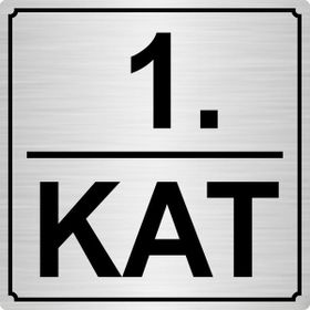Özarslan Dizayn Gümüş 1 Kat 15x15 cm Metal Yönlendirme Levhası