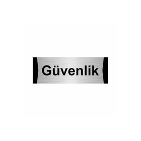 Özarslan Dizayn Güvenlik 5x20 cm Gümüş Renk Metal Yönlendirme Levhası